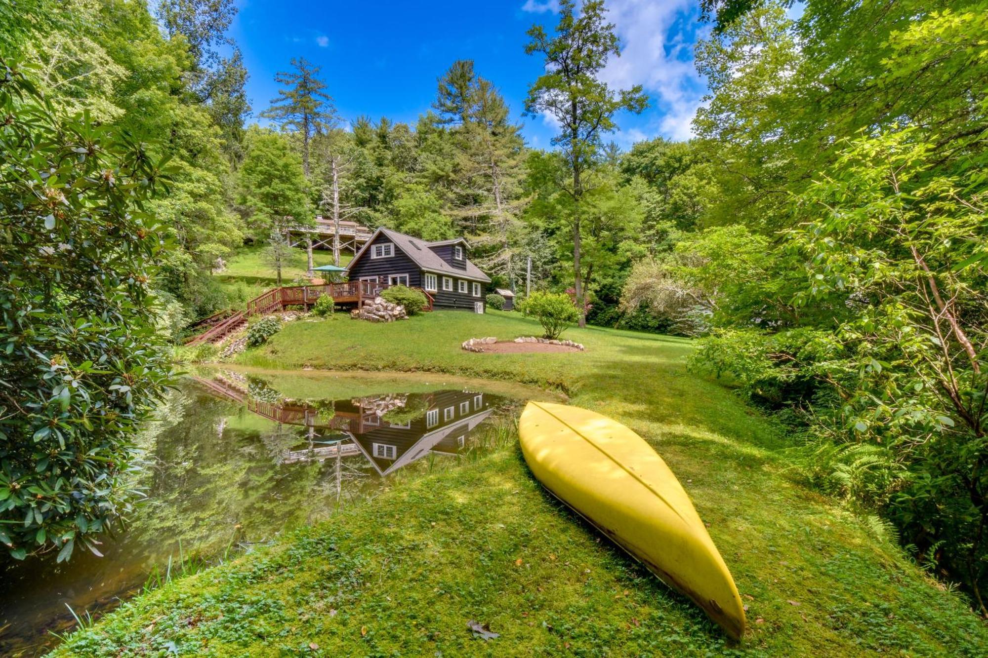 Enchanting Highlands Cottage With Pond And Falls! Zewnętrze zdjęcie