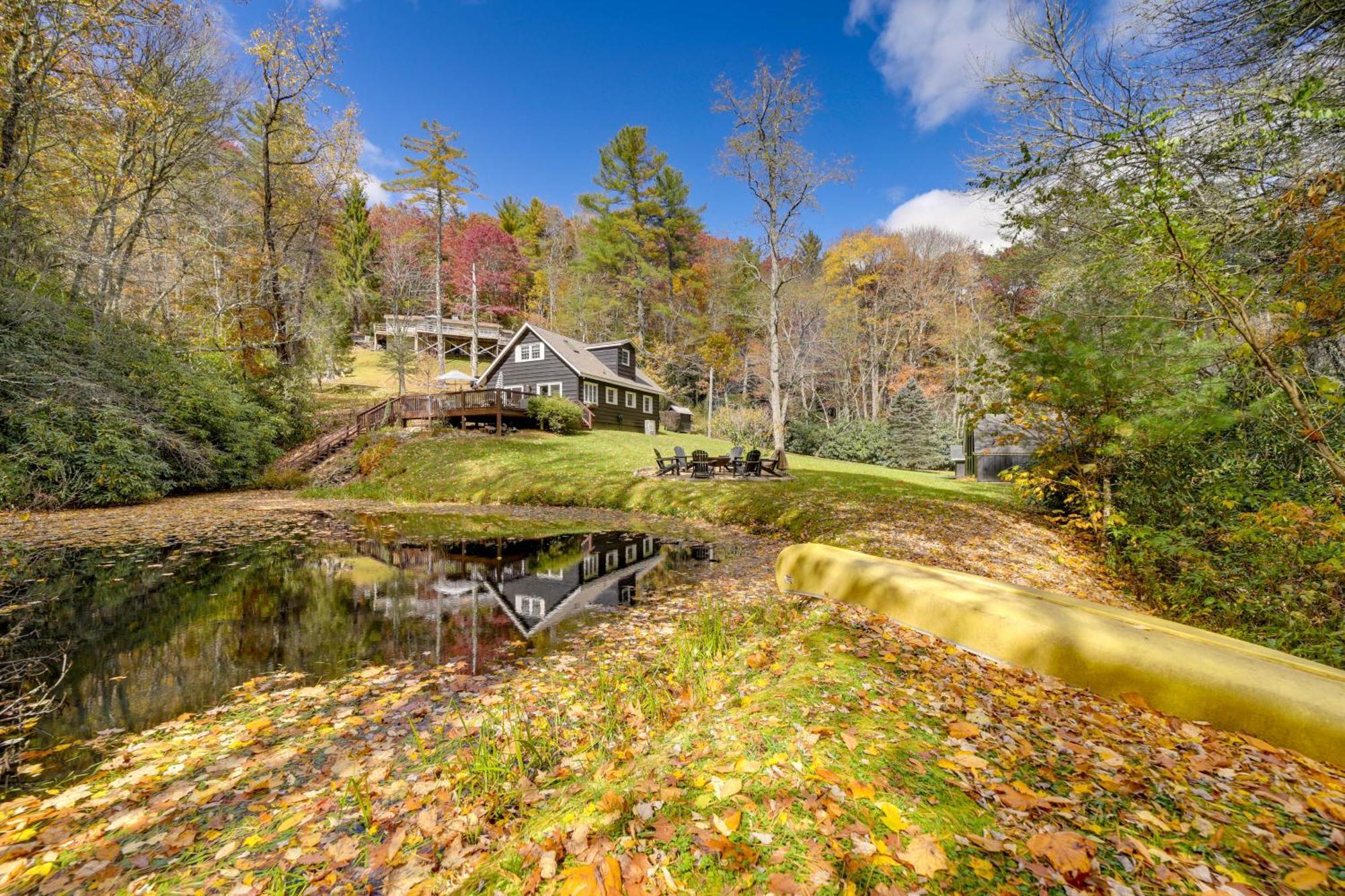 Enchanting Highlands Cottage With Pond And Falls! Zewnętrze zdjęcie