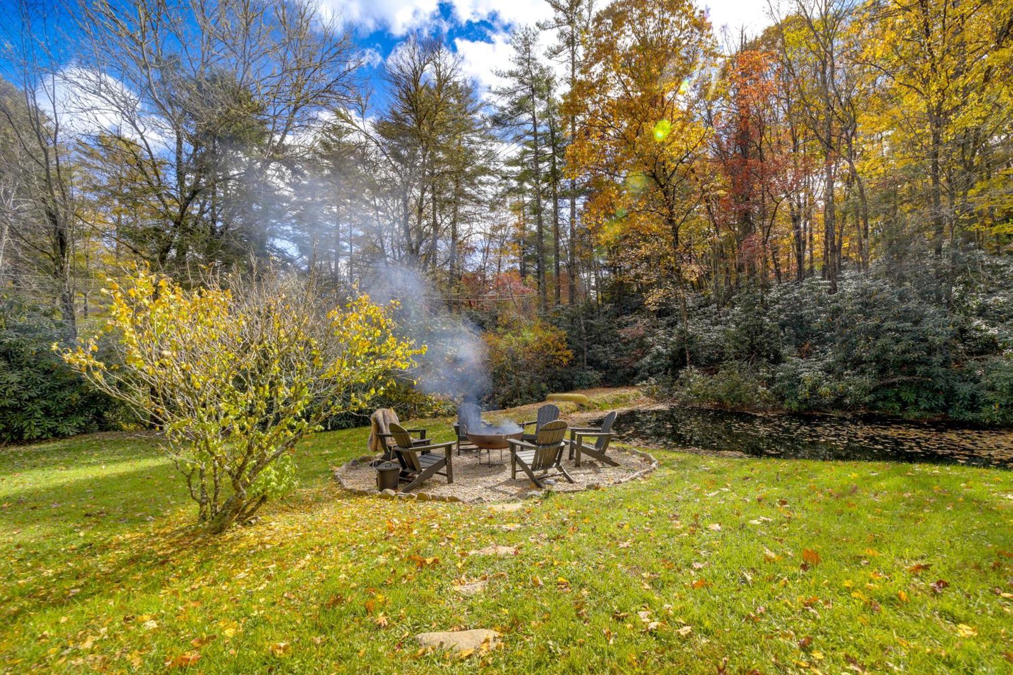 Enchanting Highlands Cottage With Pond And Falls! Zewnętrze zdjęcie